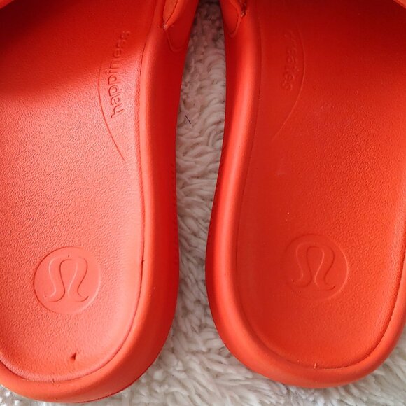 Lululemon Restfeel Womens Comfortable Slip-on Sandals Solar Orange - Picture 12 of 12